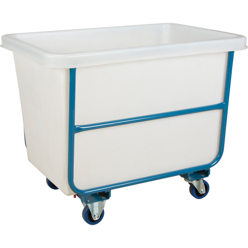 Tapered Wall Box Truck, White Polyethylene, 33" L x 20" W x 29" H, 7 cu. ft. Volume, 1000 lbs. Capacity Fastek