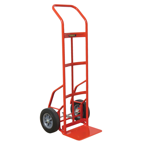 Touch-N-Tilt Hand Truck - TNT56-Z2 , Continuous Handle, Steel, 50" Height, 700 lbs. Capacity Fastek
