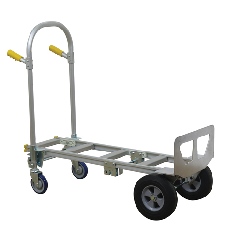 SPTN-JR-T18-SR Spartan Jr. Convertible Hand Truck, Aluminum, 1000 lbs. Capacity Fastek