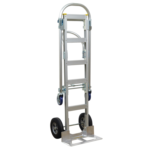 SPTN-SR-T18-SR Spartan Sr. Convertible Hand Truck, Aluminum, 1000 lbs. Capacity Fastek