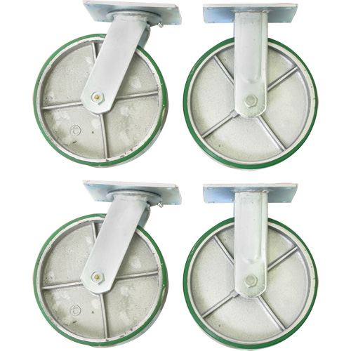 8" Caster Set for Platform Truck Fastek