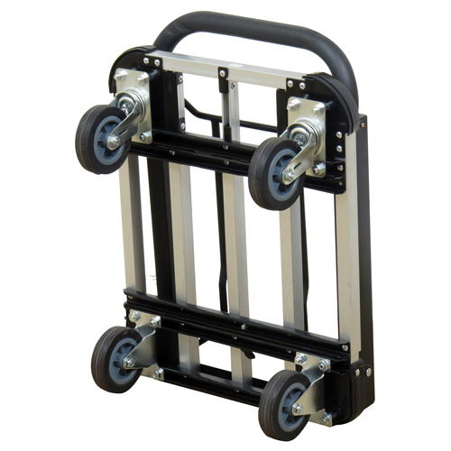 Folding Handle Platform Truck, Aluminum, 300 lbs., 28" L x 16" W, 37.75" High Fastek