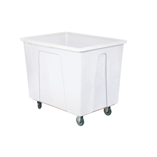 Box Truck, White Polyethylene, 46" L x 34" W x 40" H, 25 cu. Ft. Volume, 600 lbs. Capacity Fastek