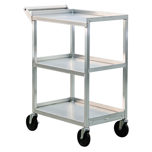Chariot utilitaire, 3 Tiers, 16-1/2" la x 39" h x 27-3/4" p, Capacit&eacute; 350 lb Fastek