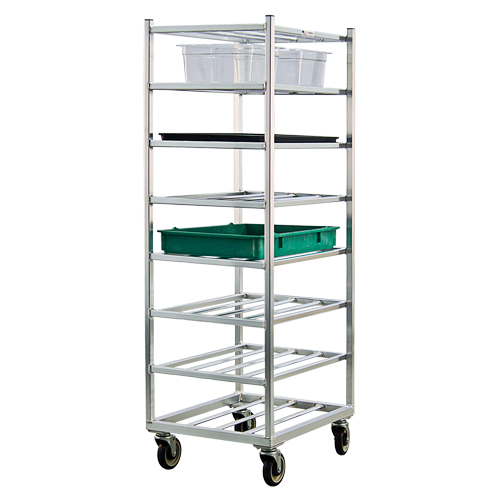 Chariot &agrave; tablettes, 8 Tiers, 20-7/8" la x 67" h x 27" p, Capacit&eacute; 600 lb Fastek