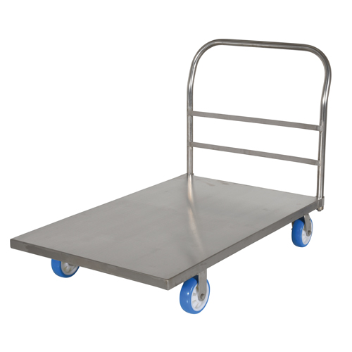 Platform Truck, 48" L x 30" W, 2000 lbs. Capacity, Polyurethane Casters Fastek