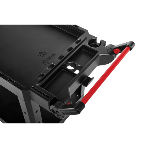 Chariot utilitaire robuste et polyvalent, 2 tiers, 25-1/5" x 36" x 51-1/2", Capacit&eacute; 500 lb Fastek