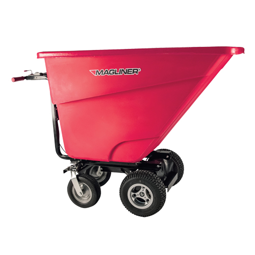 Motorized Tilt Truck, 13,5 pi³ Capacity, 45" H x 27" W x 68" D Fastek