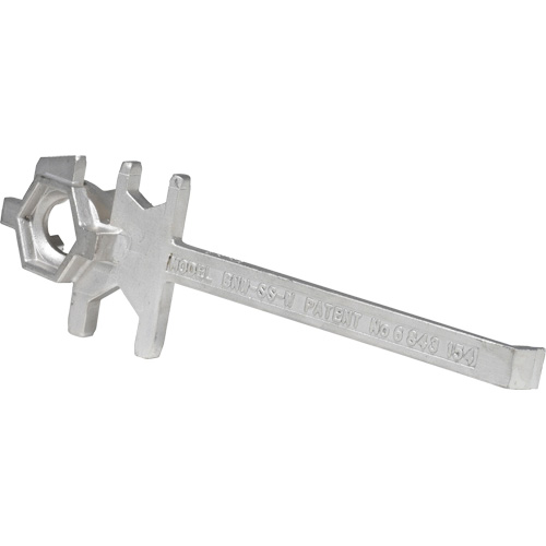 Drum Wrench, 3/4"/2" Opening, 9-1/2" Handle, Stainless Steel Fastek