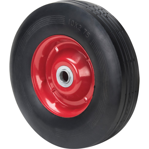 Semi-Pneumatic Wheel, 10" (254 mm), 200 lbs. Capacity Fastek