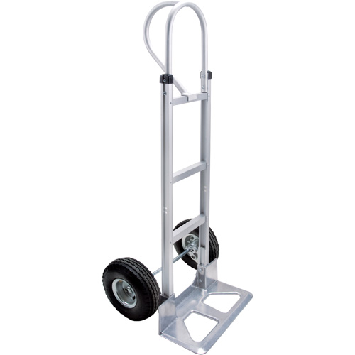 Knocked Down Hand Truck, P-Handle Handle, Aluminum, 52-1/8" Height, 500 lbs. Capacity Fastek