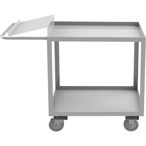 Industrial Grade Order Picking Cart, 39" H x 18-1/8" W x 51" D, 2 Shelves, 1200 lbs. Capacity Fastek