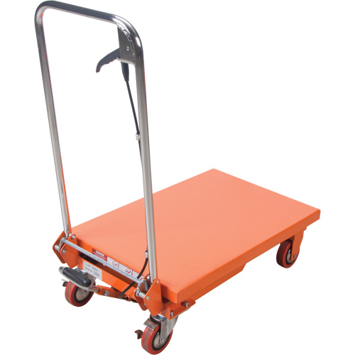 Hydraulic Scissor Lift Table, 27-1/2" L x 17-3/4" W, Steel, 330 lbs. Capacity Fastek