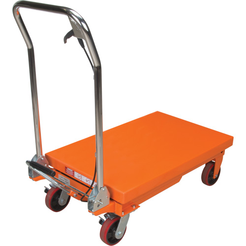Hydraulic Scissor Lift Table, 32" L x 19-3/4" W, Steel, 660 lbs. Capacity Fastek