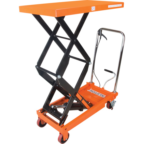 Hydraulic Scissor Lift Table, 35-3/4" L x 19-3/4" W, Steel, 770 lbs. Capacity Fastek
