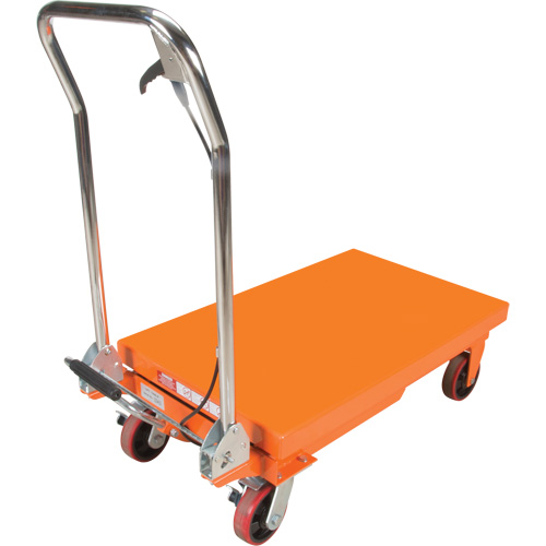 Hydraulic Scissor Lift Table, 32" L x 19-3/4" W, Steel, 1100 lbs. Capacity Fastek