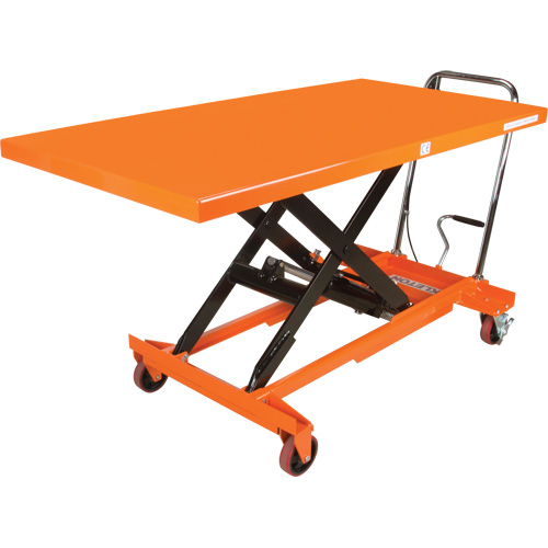 Hydraulic Scissor Lift Table, 63" L x 31-1/2" W, Steel, 1100 lbs. Capacity Fastek