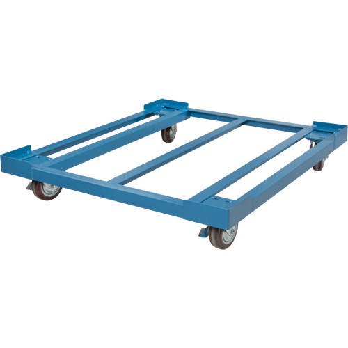 Pallet Dolly, 48.5" W x 43" D x 8" H, 3000 lbs. Capacity Fastek