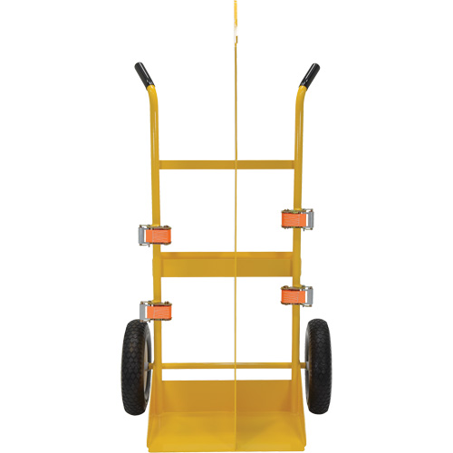 Welding Cylinder Torch Cart, Foam-Filled Wheels, 23-13/16" W x 22-13/16" L Base, 500 lbs. Fastek