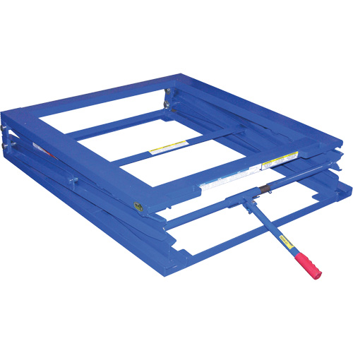 Support de palette ajustable, 42-1/2" lo x 40" la, Capacit&eacute; 5000 lb Fastek