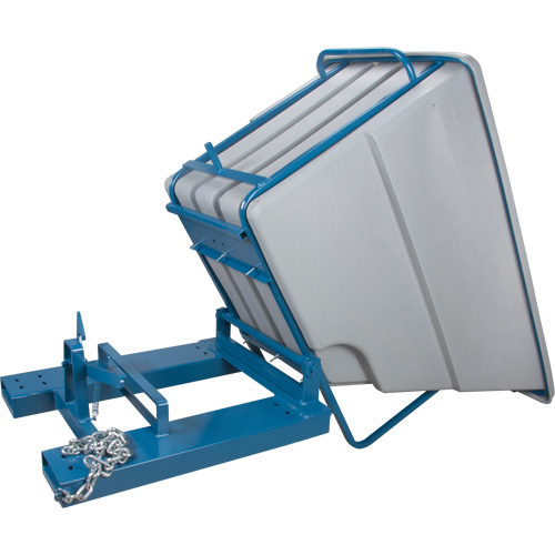 Conteneurs autobasculeurs, Poly&eacute;thyl&egrave;ne, 1-1/10 vg(3), Gris Fastek