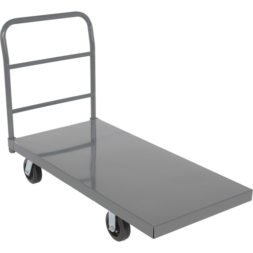 Platform Truck, 48" L x 24" W, 2000 lbs. Capacity, Rubber Casters Fastek