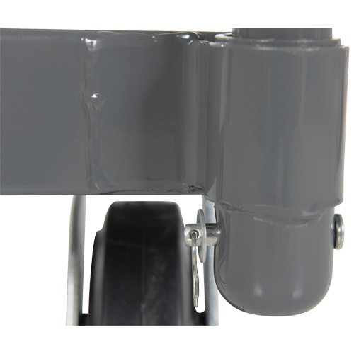 Platform Truck, 48" L x 24" W, 2000 lbs. Capacity, Rubber Casters Fastek