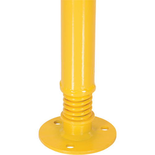 Borne de protection &agrave; ressort, Acier, 42" h x 2-1/8" la, Jaune Fastek