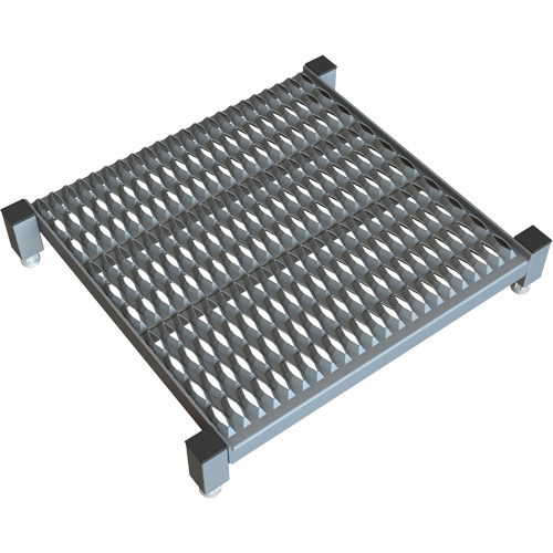 Plateforme de travail en une &eacute;tape &agrave; hauteur r&eacute;glable, 24" la x 24" pr, Capacit&eacute; de 800 lb, Enti&egrave;rement soud&eacute; Fastek