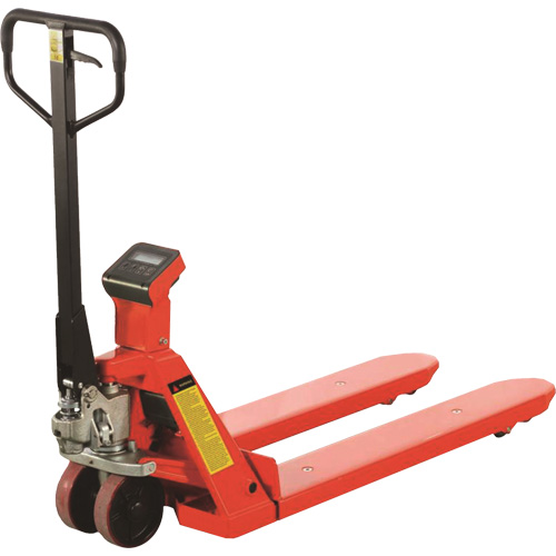 Eco Weigh-Scale Pallet Truck, 45" L x 22.5" W, 4400 lbs. Cap. Fastek