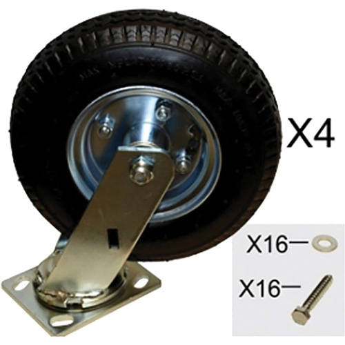 Platform Truck Pneumatic Caster Replacement Kit Fastek