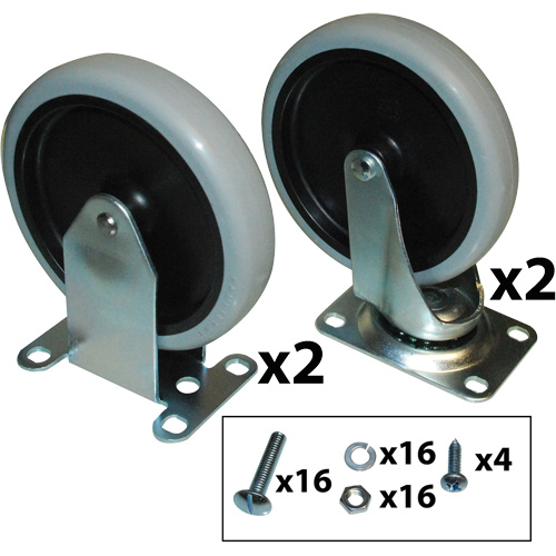 Utility Cart Caster Kit Fastek