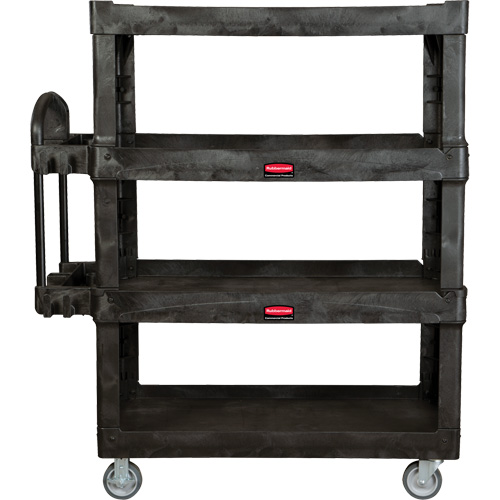 Heavy-Duty Ergo Utility Cart, 4 Tiers, 24-1/4" x 62-2/5" x 54-1/10", 700 lbs. Capacity Fastek
