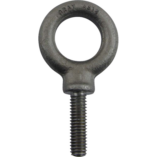 Alloy Steel Eye Bolt, 1" Dia., 1-1/4" L, 1480 lbs. (0.74 tons)/1480 lbs. Capacity Fastek
