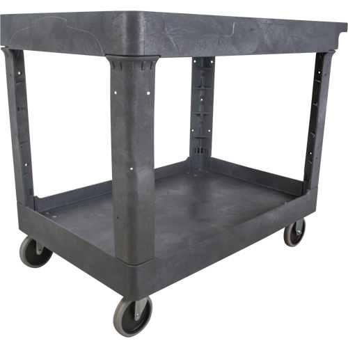 Chariot utilitaire pour l'entretien, 2 tiers, 24-5/8" x 32-1/2" x 40", Capacit&eacute; 550 lb Fastek
