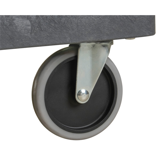 Chariot utilitaire pour l'entretien, 2 tiers, 24-5/8" x 32-1/2" x 40", Capacit&eacute; 550 lb Fastek