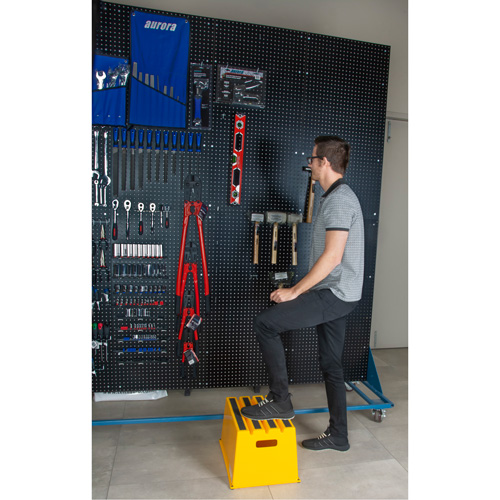 Industrial Step Stool, 20-7/8" x 12-3/16" x 12" High Fastek