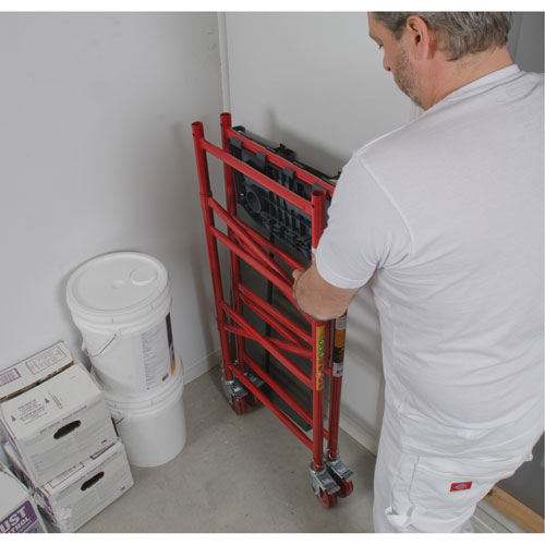 Buildman Portable Scaffold, 40-5/8" D x 4' H Fastek