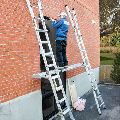 Telescoping Work Plank, 108" W x 12" D, 250 lbs. Capacity, Knocked Down Fastek