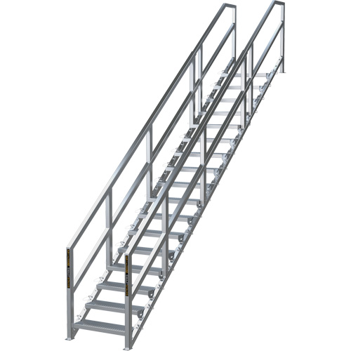 Syst&egrave;me d'escalier modulaire pour la construction de 17-21 marches SmartStairs, 157-1/2" ha Fastek