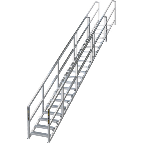 Syst&egrave;me d'escalier modulaire pour la construction de 17-21 marches SmartStairs, 157-1/2" ha Fastek