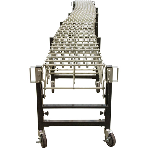 Expandable Conveyor, 18" W x 12' L, 200 lbs. per lin. ft. Capacity Fastek