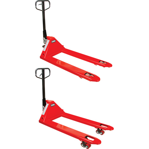 Manual Pallet Truck, Steel, 48" L x 27" W, 5500 lbs. Capacity Fastek