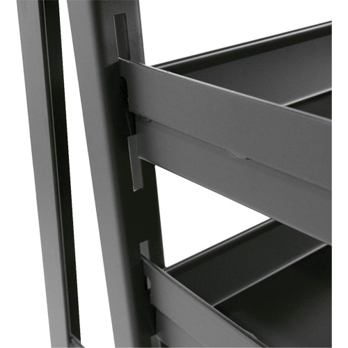 Single-Sided Heavy Duty A-Frame Cart with 6 Trays, 38" x 25" x 63", 2500 lbs. Capacity Fastek