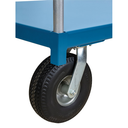 Outdoor Platform Truck, 96" L x 48" W, 1200 lbs. Capacity, Flat Free Casters Fastek