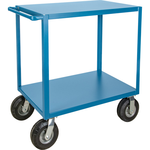 Outdoor Shelf Cart, 2 Tiers, 18" W x 39" H x 33" D, 1200 lbs. Capacity Fastek