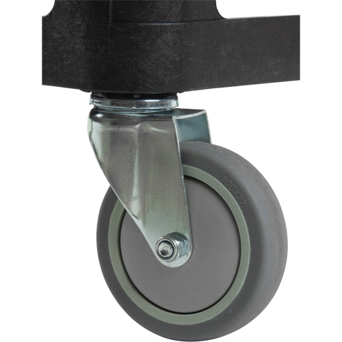 Utility Cart with Flat Shelf, 3 Tiers, 18-1/8" x 37-3/8" x 27-3/4", 330 lbs. Capacity Fastek