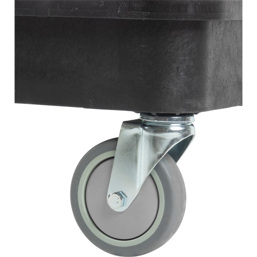 Utility Cart with Deep Lip Shelf, 3 Tiers, 19" x 39-1/2" x 28-1/4", 330 lbs. Capacity Fastek