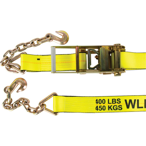 Winch Strap, Chain Anchor, 30' W x 3" L, 5400 lbs. (2449 kg) Working Load Limit Fastek