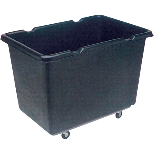 Light-Duty Econocarts Box Trucks, Black Recycled Plastic, 39" L x 27" W x 29" H, 12 cu. ft. Volume, 200 lbs. Capacity Fastek